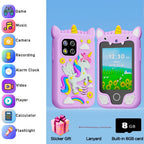 Baby Phone Toy Educational Simulation Mobile Toy with Games Music Stories Video Toddler Learning Play Phone Gift for Kids