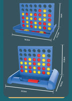 Classic Connect Four Board Game Four in a Row-2 Players Strategy Puzzle Toy for Family Game Kids Adults Durable Plastic Grid Set