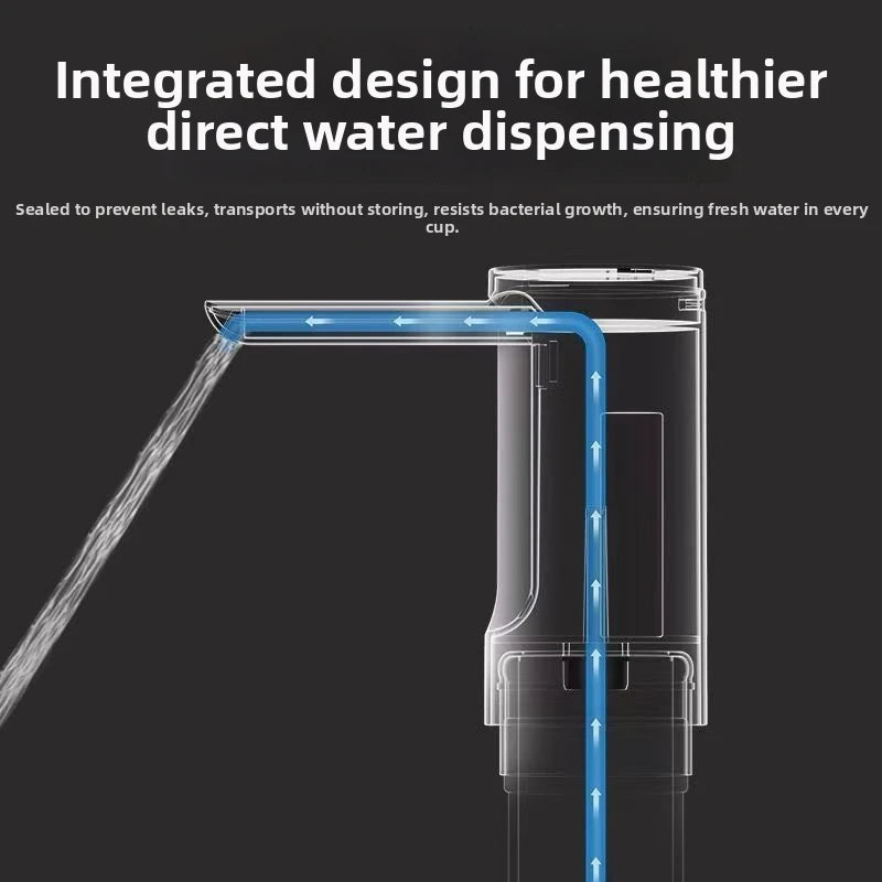 Electric Water Dispenser Foldable Automatic Water Pump Bottle With LED Display USB Charging Household Barreled Water Dispenser