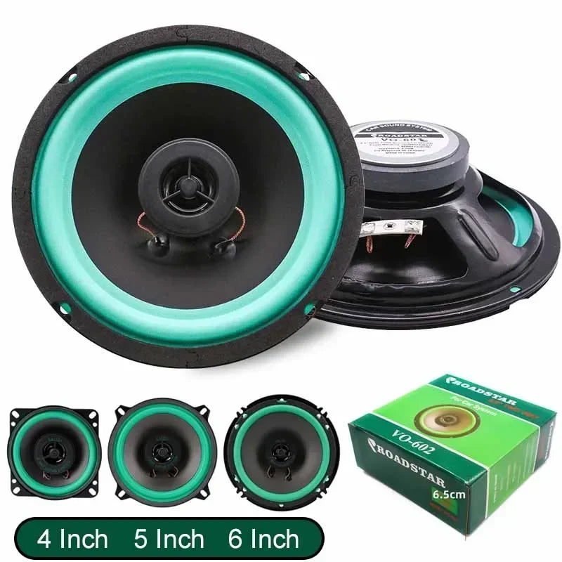 4/5/6.5 Inch Universal Car Coaxial Speakers HiFi Automotive Audio Full Range Frequency Subwoofer Enhanced Car Stereo Sound Main image