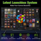 JMachen Hyper Base Lbox Retro Game Console for PS4/PS3/Switch/PS2/Wii/WiiU/PS1 Launchbox 2TB Gaming HDD with 4200+ PC/3D Games