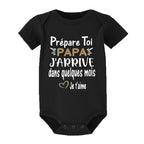 Prepare Yourself PAPA I'm Coming In A Few Month Announcement Pregnant Baby Bodysuit Boy Girl Toddler Jumpsuit Infant Shower Gift