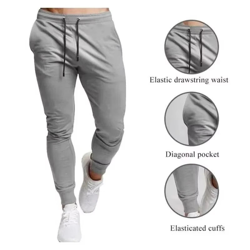 2026 new Men Women Eco Friendly Printed Joggers Autumn Running Pants Breathable Sport Sweatpant Casual Trousers Gym Fitness