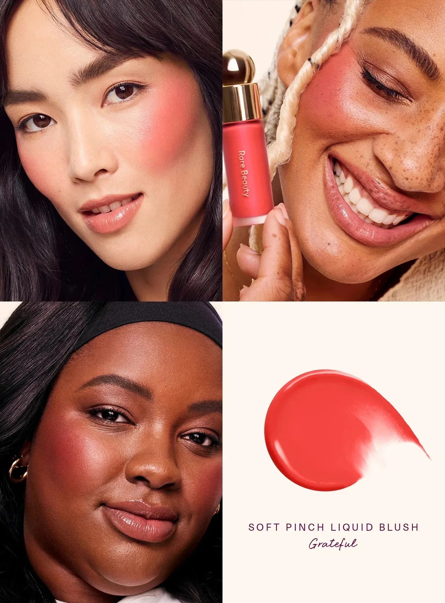 Rare Beauty Light Silky Touch Highlighter Soft Pinch Liquid Blush Positive Light Lqiuid Luminizer Stay Vulnerable Melting Blush