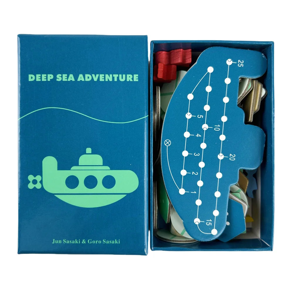 Deep Sea Adventure Board Game Card Game Family Party Entertainment Interactive Toys Gift for Children Funny English Game Main image