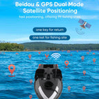 Modern GPS Fishing Bait Boat with 3 Bait Containers 12000mAh Wireless Bait Boat with Automatic Return Function Various styles