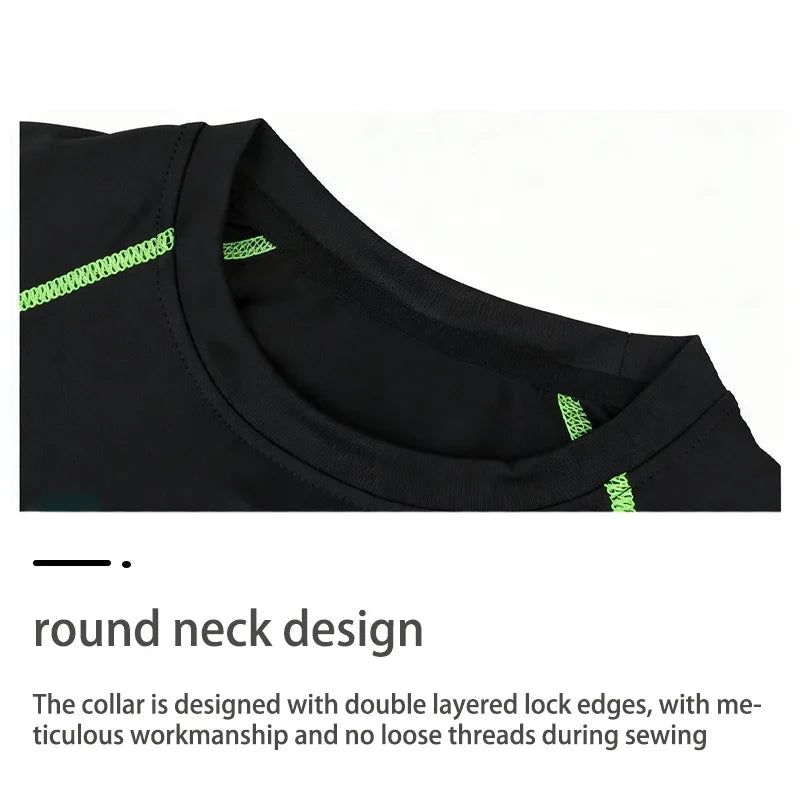 Children's ski quick-dry winter training clothes, lined warm underwear, boys' football tight-fitting base sportswear