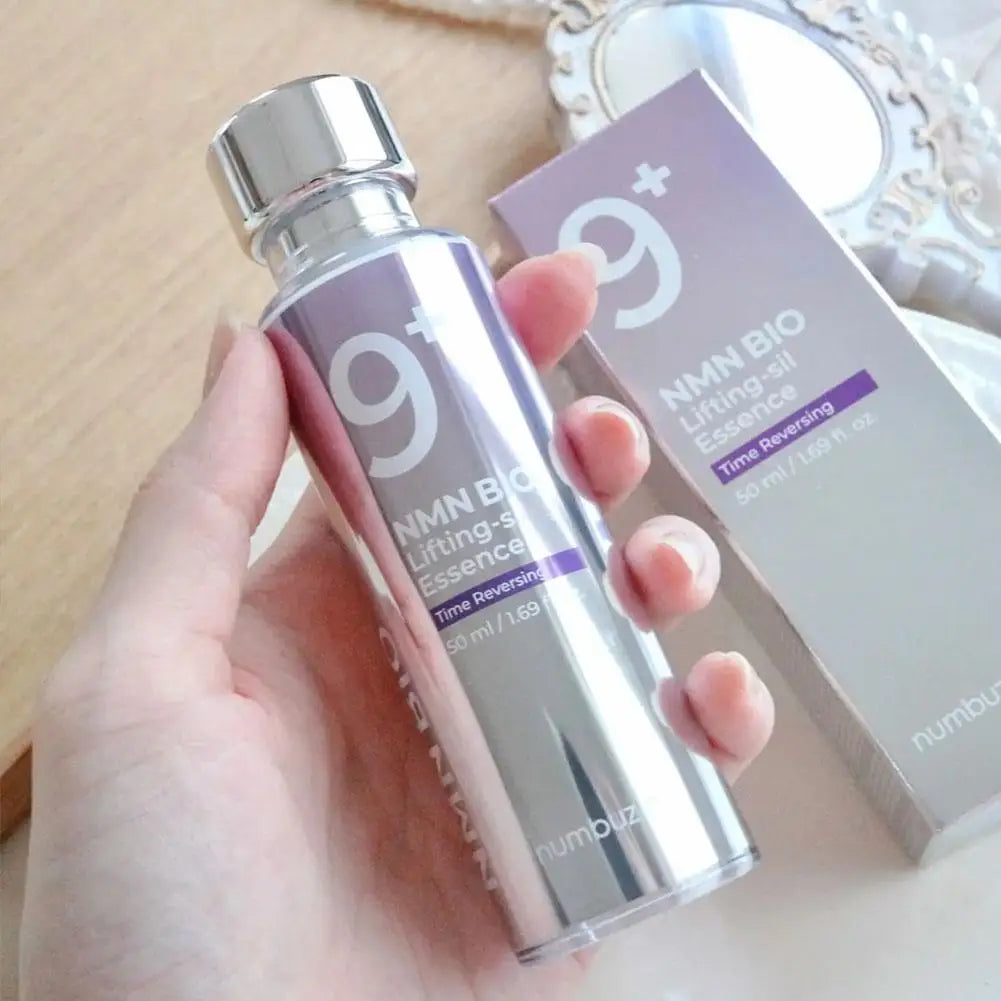 orea Numbuzin NO.9 NAD+ BIO Set - Lifting-sil Mask NMN Essence Retinol Eye Cream, Time Reversing Lift Firm Brighten Skin Care