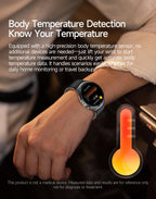 New Accurate ECG Smart Watch Blood Lipids Five Viscera Health Check Body Temperature BT Call Sports Smart Watches For Men 2026