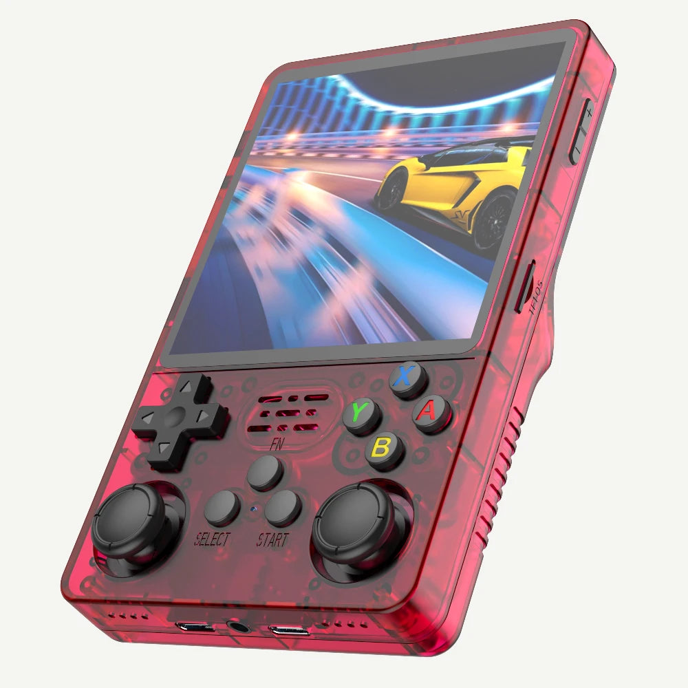 Portable Game Console R36S Plus, 64-Bit Linux System, 4.0 Inch IPS Screen, Handheld Pocket Video Game Player with RK3326 Chip
