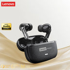 Choice Lenovo LE208 Wireless Leather Earphones Bluetooth 6.0 ENC Earphones Noise Reduction Headphone Low Latency Gaming Headset