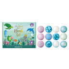 12pcs Bath Bombs Set with Surprise Toys Inside Essential Oil Moisturizing Skin Care Bathtime Sensory Play Gift for Boys & Girls