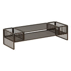 Height Adjustable Computer Stand Desk Monitor Laptop Cooling Rack Suspended Bracket Office Storage Solution