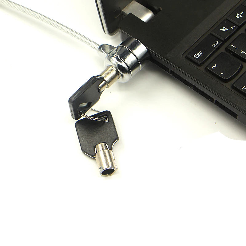 1 Sets New Notebook Pc Lock Security Security China Cable Chain With Key Notebook Pc Laptop Cable Chain With 2 Key Brand New ﻿