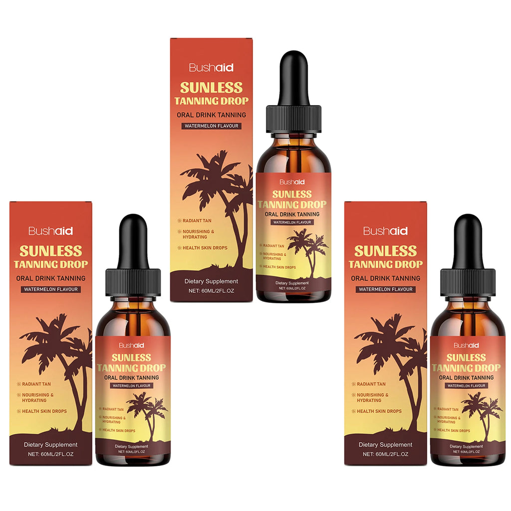 60ml Oral Drinkable Sunless Tanning Drops Self-Tan Drinking Drops Nourishing Self Tanner Nourishing Self Tanner Drops