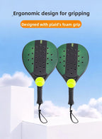 Padel Tennis Rackets beach tennis racketCarbon Fiber Lightweight Tennis Rackets Outdoor Sports Mens and Womens Glowing Racket