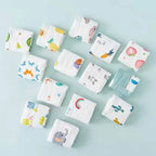 1pcs/5pcs Baby Face Towel Muslin 6 Layers Cotton Soft Baby Towels Handkerchief Bathing Feeding Face Washcloth Wipe Burp Cloth