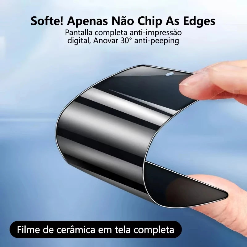 2PCS Privacy Ceramic Film For iPhone 17 16 15 14 11 13 12 Pro Max Air 16e 15 14 16 Plus XS Max XR X 7 8 SE 2020 Screen Protector