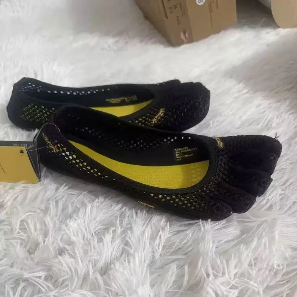 VI-B Women Classic Professional FiveFingers Shoes Fitness Yoga Dance Soft Sole Non-Slip Quick-Drying Sports Split-toe Sneakers