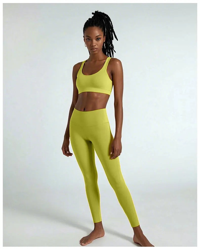 Summer Sale High-Waist Yoga Pants - 4-Way Stretch Quick-Dry Leggings for Running Cycling Gym Workout