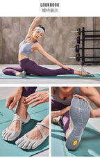VI-B Women Classic Professional FiveFingers Shoes Fitness Yoga Dance Soft Sole Non-Slip Quick-Drying Sports Split-toe Sneakers