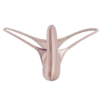 YAULAANG Sexy men's gloss gay underwear oily G-Strings thong Shiny low-waisted High Elasticity mens lingerie