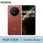 HONOR Magic V5 Global Version Original 5G Smartphone Dual HDR OLED Display Snapdragon 8 Elite 5820mAh 7.95" 66W SuperCharge