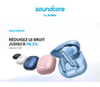 Soundcore by Anker Liberty 4 NC, Bluetooth 5.3 in-ear headphones with adaptive noise cancellation 98.5%