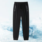 Men's Fitness Pants Zippered Pockets Stretch Sports Pants Running Daily Wear Casual Pants Jogger Man Football Fishing Gift Gym