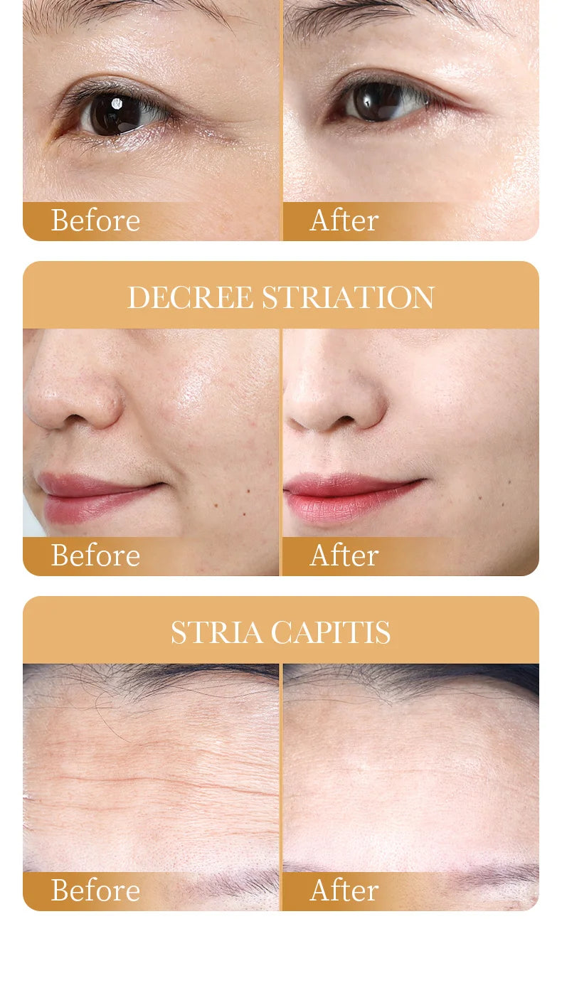 10PCS Collagen Anti Wrinkle Facial Mask Anti Aging Fade Fine Lines Firm Skin Moisturizing Brightening SkinCare Korean Cosmetics