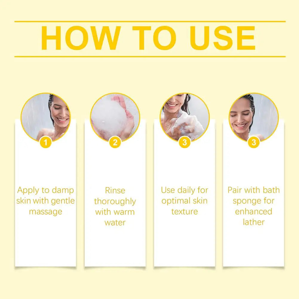 100ml Persimmon Body Wash Exfoliating Shower Gel Moisturizing Skin Cleaning Smooth Soft Body Odor Remover Bath Products