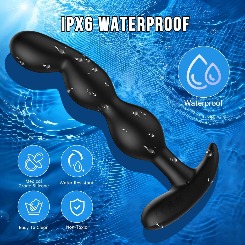 APP Bluetooth Anal Plug Vibrator for Men Prostate Massager Wireless Remote Butt Plug Vibrating Adult Sex Toys for Women Male Gay