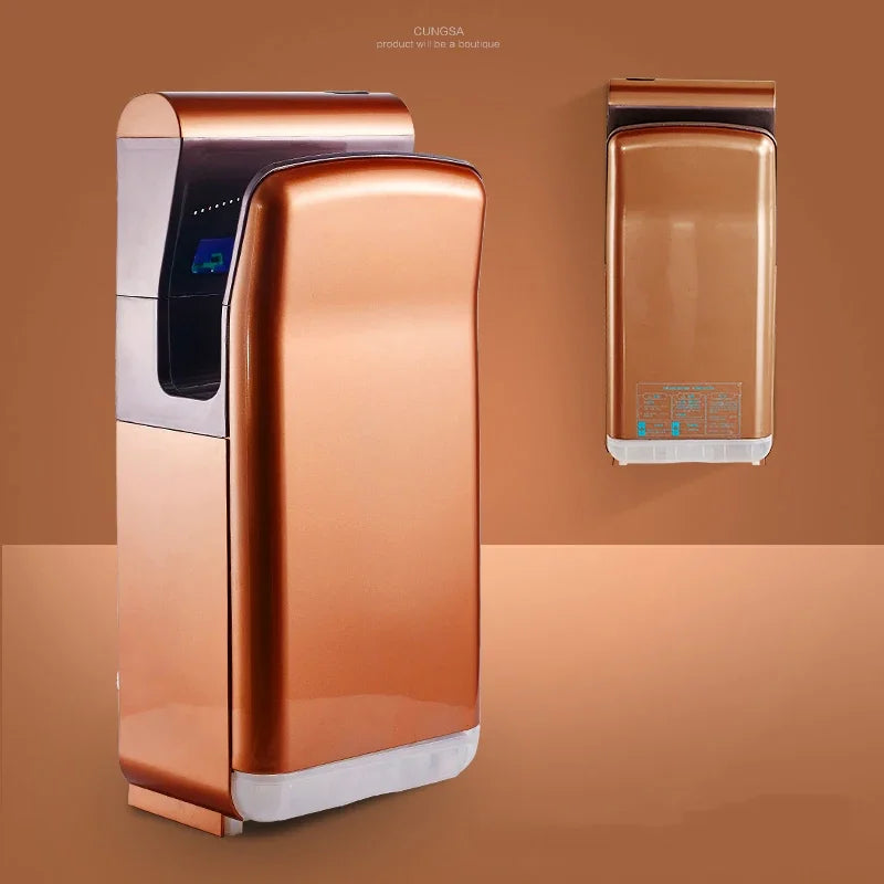 High Speed Hand Dryer Fully Automatic Induction Hand Dryer Hotel Hand Blowing Dual Motor Jet Quick Hand Dryer 2000W