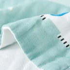 1pcs/5pcs Baby Face Towel Muslin 6 Layers Cotton Soft Baby Towels Handkerchief Bathing Feeding Face Washcloth Wipe Burp Cloth