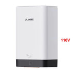 AIKE Automatic Wall Hand Dryers Portable Mini Hand Dryer Washroom Drying Hands 10-15s Quick Drying 900W 110V or 220V AK2822