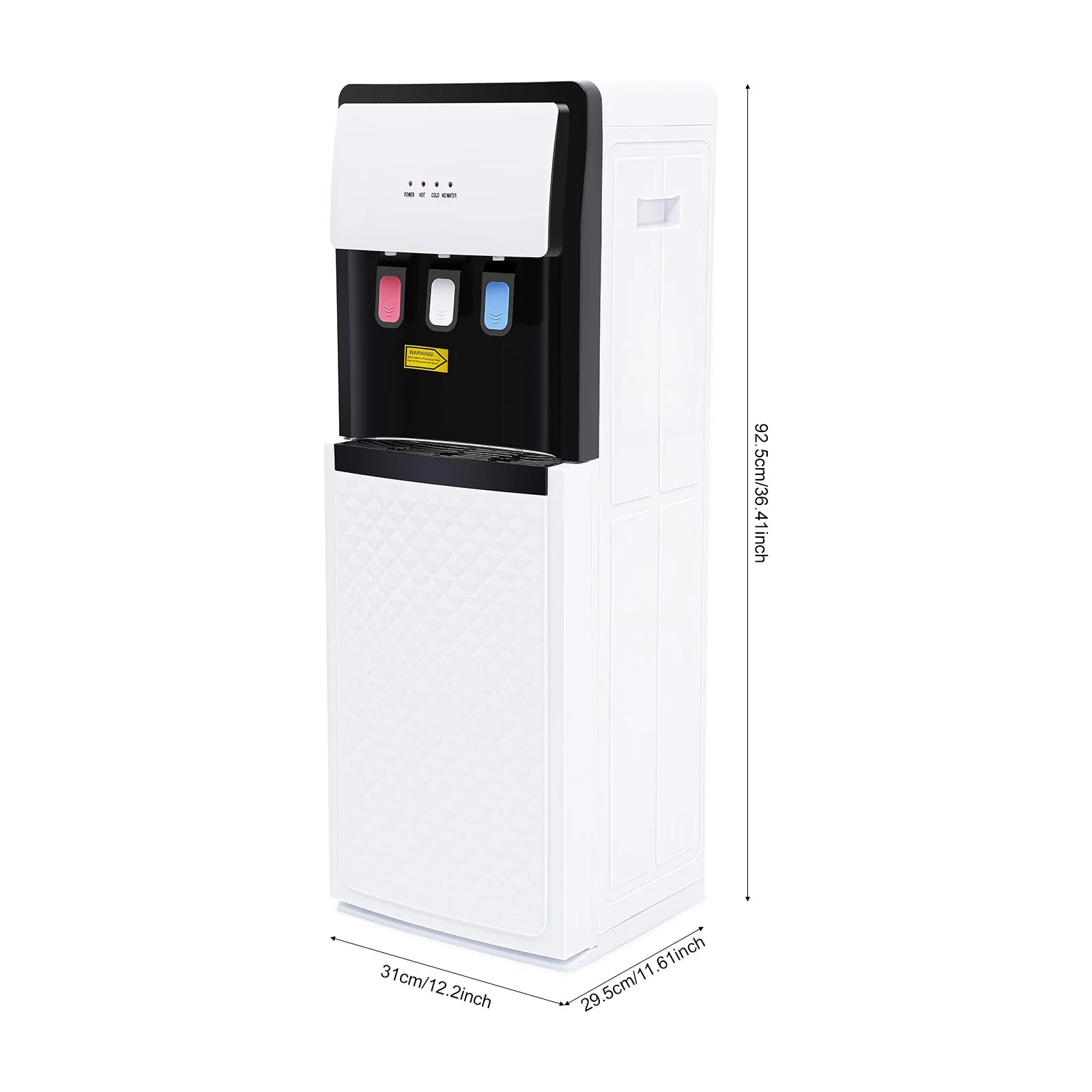 Bottom Loading Water Dispenser Versatile Freestanding Hot&cold Water Dispenser for Office, Home, Living Room White