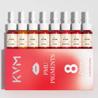 KVM 8 Colors 5ML Lip Tattoo Ink Microblading Inks Semi Permanent Makeup Pigment Tattoo Ink Body Art Lips Tint Tattoo Supplies