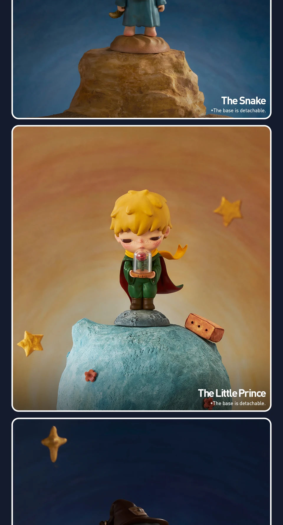 POP MART Hirono x Le Petit Prince Serie Blind Box Toys Mystery Box Mistery Caixa Action Figure Surprise Cute Model Birthday Gift