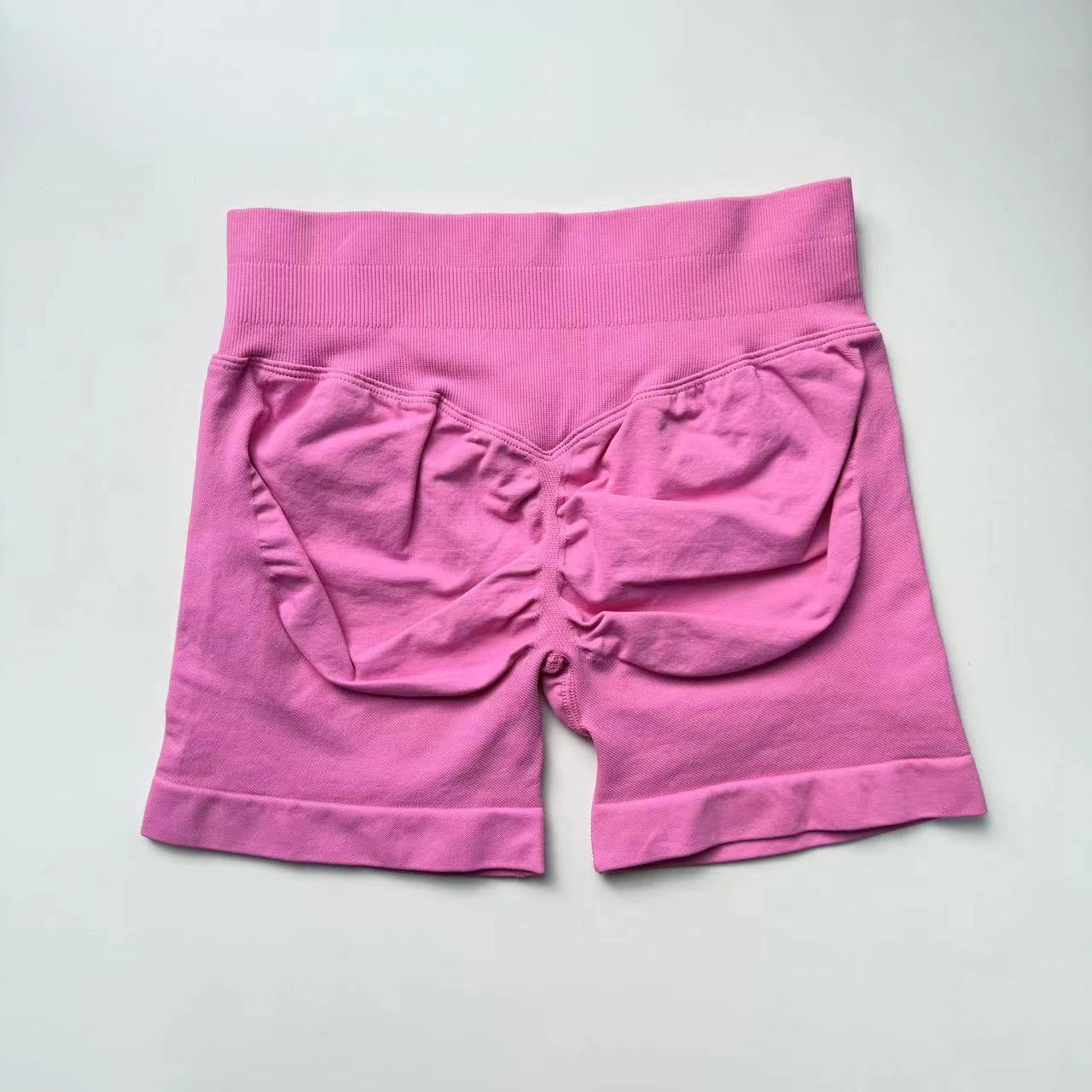Impact Shorts 4.5" Seamless High Stretch Low Ribbed Band Subtle Glute Contour Shorts Fitness Workout Yoga Gym Shorts