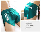 Fashion Loose Men's Underwear 100%Cotton Soft Mid Waist Arrow Pants Breathable Underpants Boys Large Size Boxer Shorts Sleepwear