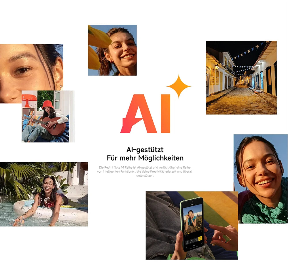 Global Version Xiaomi Redmi Note 14 4G Smartphone MediaTek Helio G99-Ultra 108MP AI Camera 5500mAh Battery 6.67" 120Hz Display
