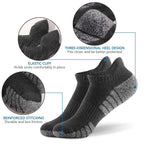 3 Pairs Professional Running Sports Fitness Ankle Socks Men's Towel Socks Outdoor Sports Short Socks Men And Women Socks GIFRS
