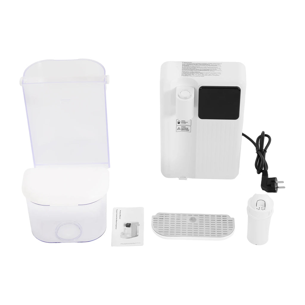 3L White Instant Hot Water Dispenser with LED Display 19*24*29.5cm Fast Heating Water Dispenser Office Desktop Water Dispenser