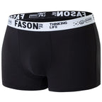 4/10 Piece Men's And Teenagers' Four Season Black Basic Versatile Elastic Waisted Underwear Boxer Shorts Plus Size Sport Shorts