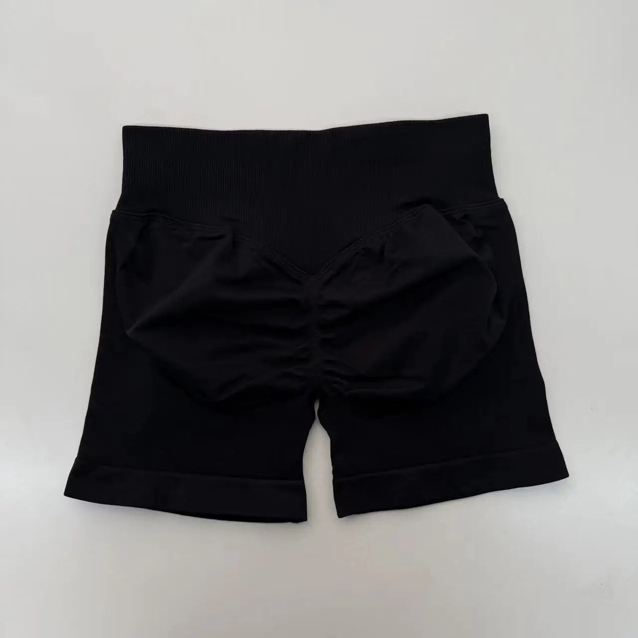 Impact Shorts 4.5" Seamless High Stretch Low Ribbed Band Subtle Glute Contour Shorts Fitness Workout Yoga Gym Shorts