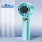 3000mah Handheld Mini Fan Electric Hand Fans Ice Compress High-Speed Cooling USBRechargeable Portable LED Digital Display