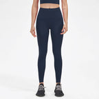 SOISOU Nylon Yoga Pants Gym Leggings Women Girl Fitness Soft Tights High Waist Elastic Breathable No T Line Sports Pants