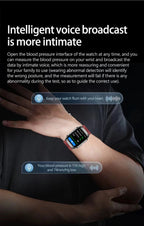 2026New Health Watch Blood Pressure Accurate Measure Smart Watches Men Uric Acid Blood Lipids waterproof Airbag Smartwatch Women