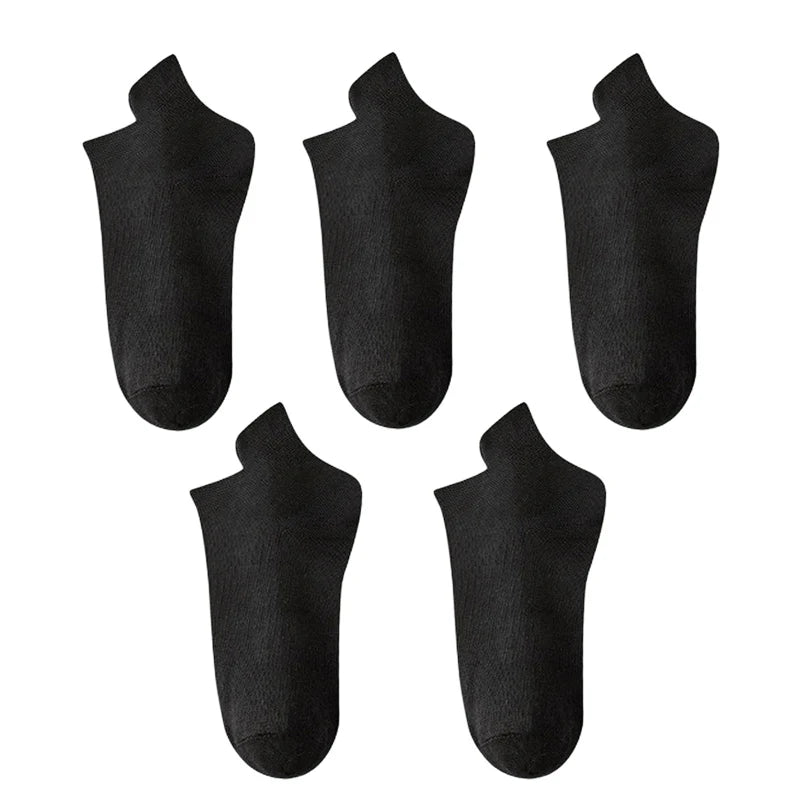 10pieces=5 Pairs Women Socks Casual Breathable High Quality Ankle Sock Summer Low Cut Cotton Thin Short Elastic Sox calcetines