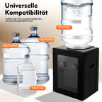 550W Desktop Water Dispenser Stainless Steel Liner PP Material 270x235x370mm 3kg Fast Heating & Cooling Dual-Use Water Dispenser